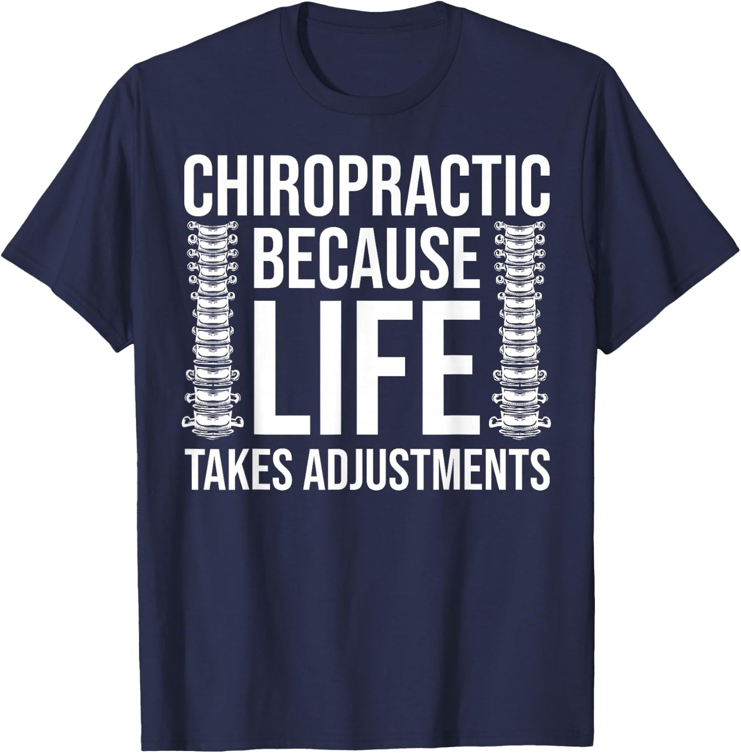 Funny Chiropractic Gift Women Chiropractic Assistant T-Shirt - T-Shirt | Navy