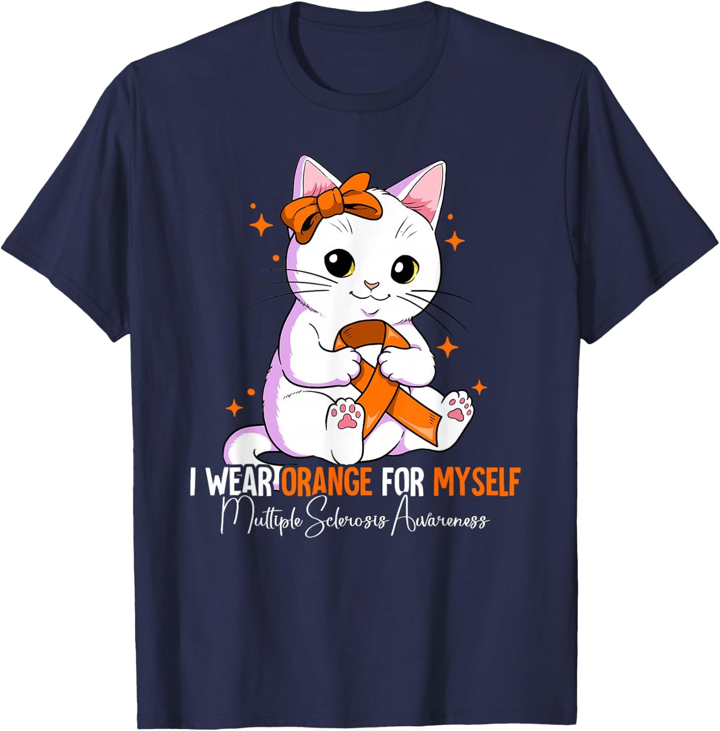 Multiple Sclerosis Awareness T-Shirt - T-Shirt | Navy