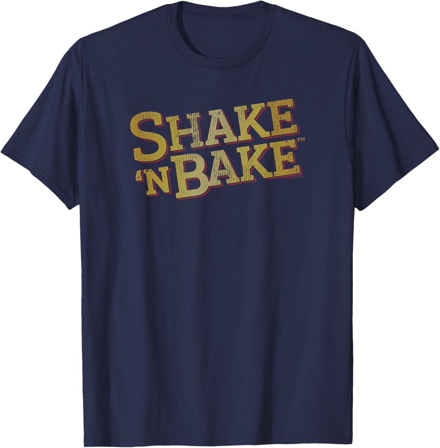 Shake 'n Bake Original Distressed Official Logo T-Shirt - T-Shirt | Navy