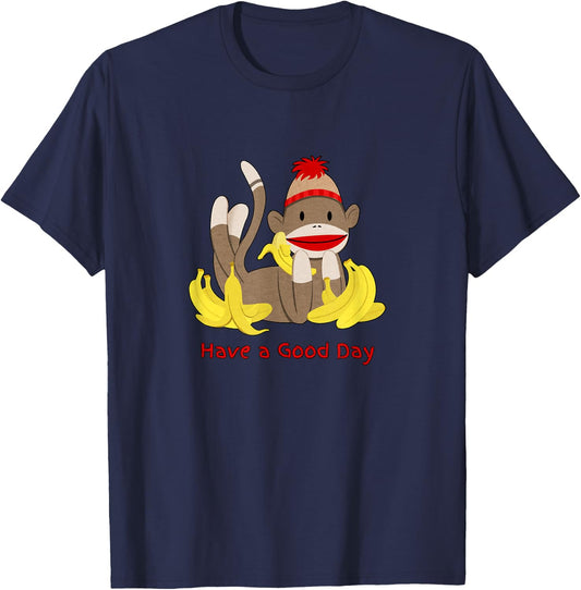 Sock Monkey Lover - Sock Monkey Gift Fans T-Shirt - T-Shirt | Navy