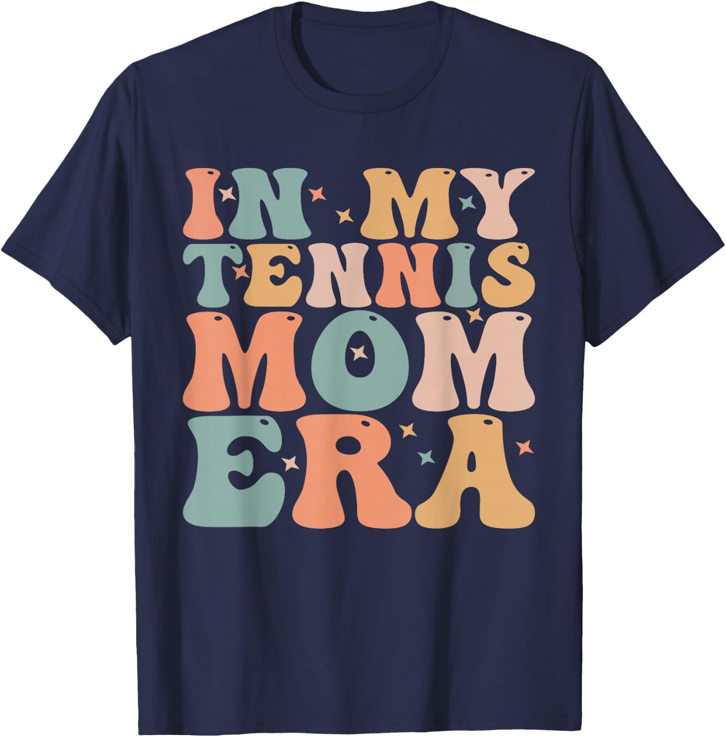 In My Tennis Mom Era T-Shirt - T-Shirt | Navy