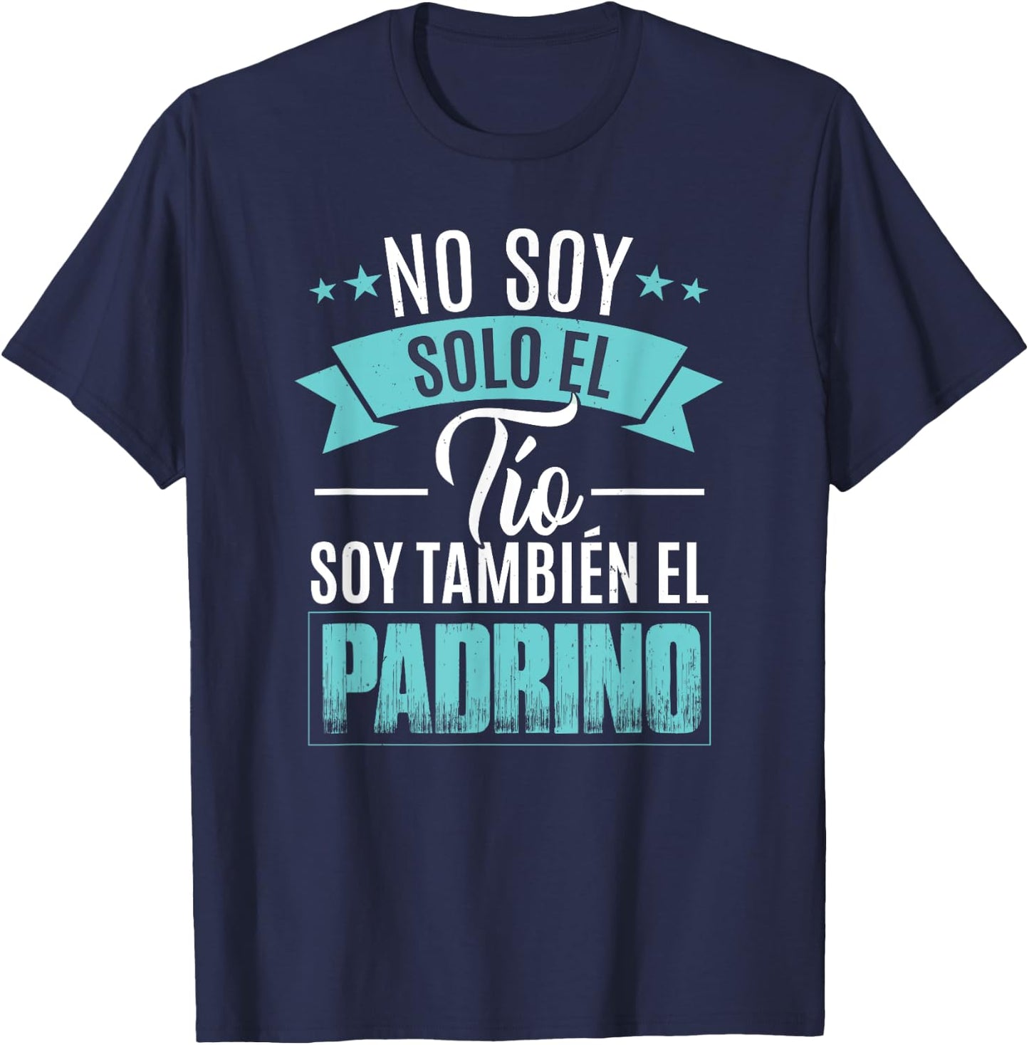 Tío Padrinos Bautizo T-Shirt - T-Shirt | Navy