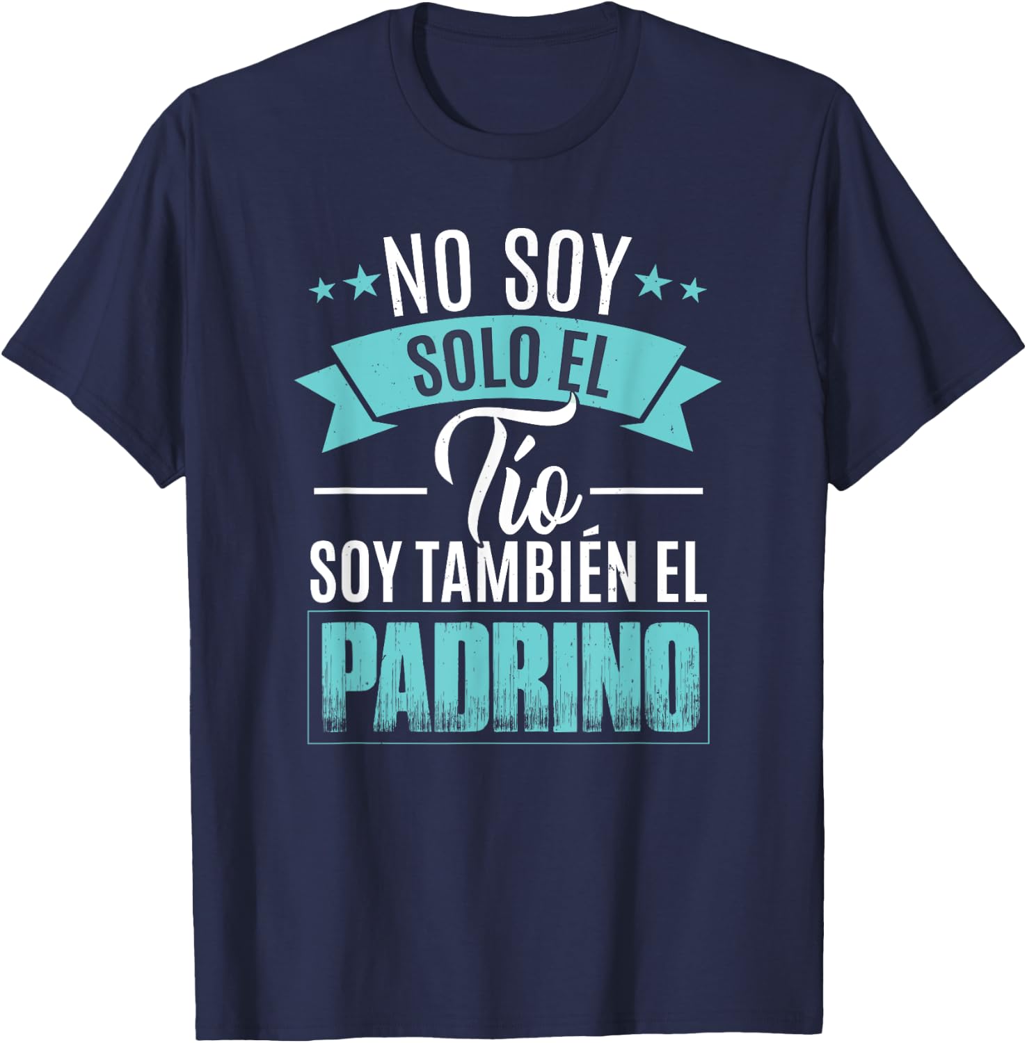 Tío Padrinos Bautizo T-Shirt - T-Shirt | Navy