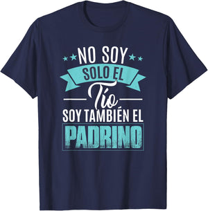 Tío Padrinos Bautizo T-Shirt - T-Shirt | Navy