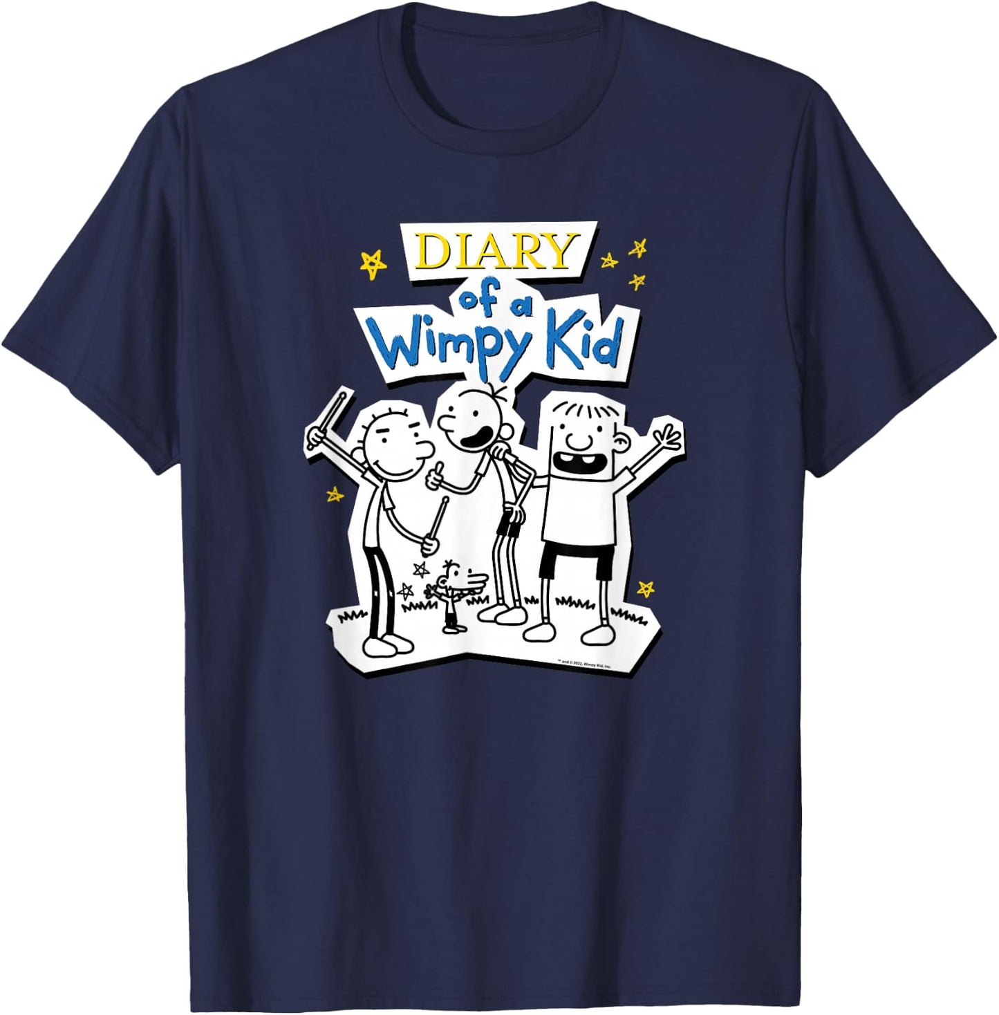 Diary of a Wimpy Kid Wimpy Kid Group Small T-Shirt - T-Shirt | Navy