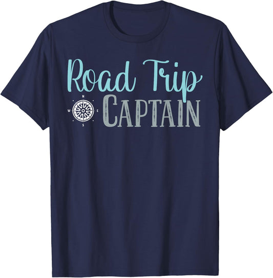 Road Trip Captain Road Trip T-Shirt - T-Shirt | Navy