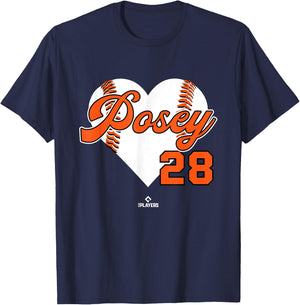 Baseball Heart Buster Posey San Francisco MLBPA T-Shirt - T-Shirt | Navy