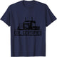 CDL Certified Truck - CDL Trucker Driver Operator T-Shirt - T-Shirt | Navy