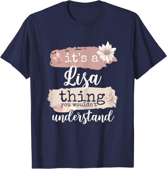 It's a Lisa thing T-Shirt - T-Shirt | Navy