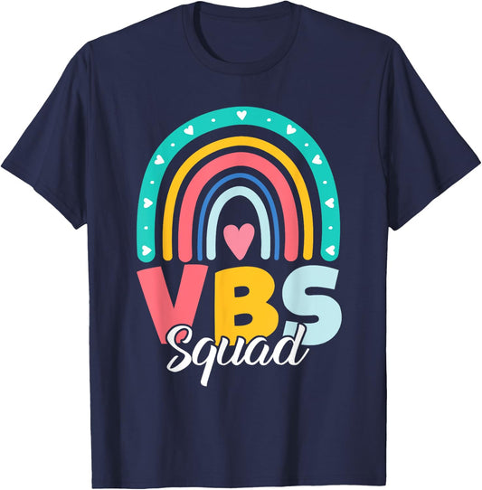 VBS Squad Vacation Bible School Christian Teacher Men Women T-Shirt - T-Shirt | Navy