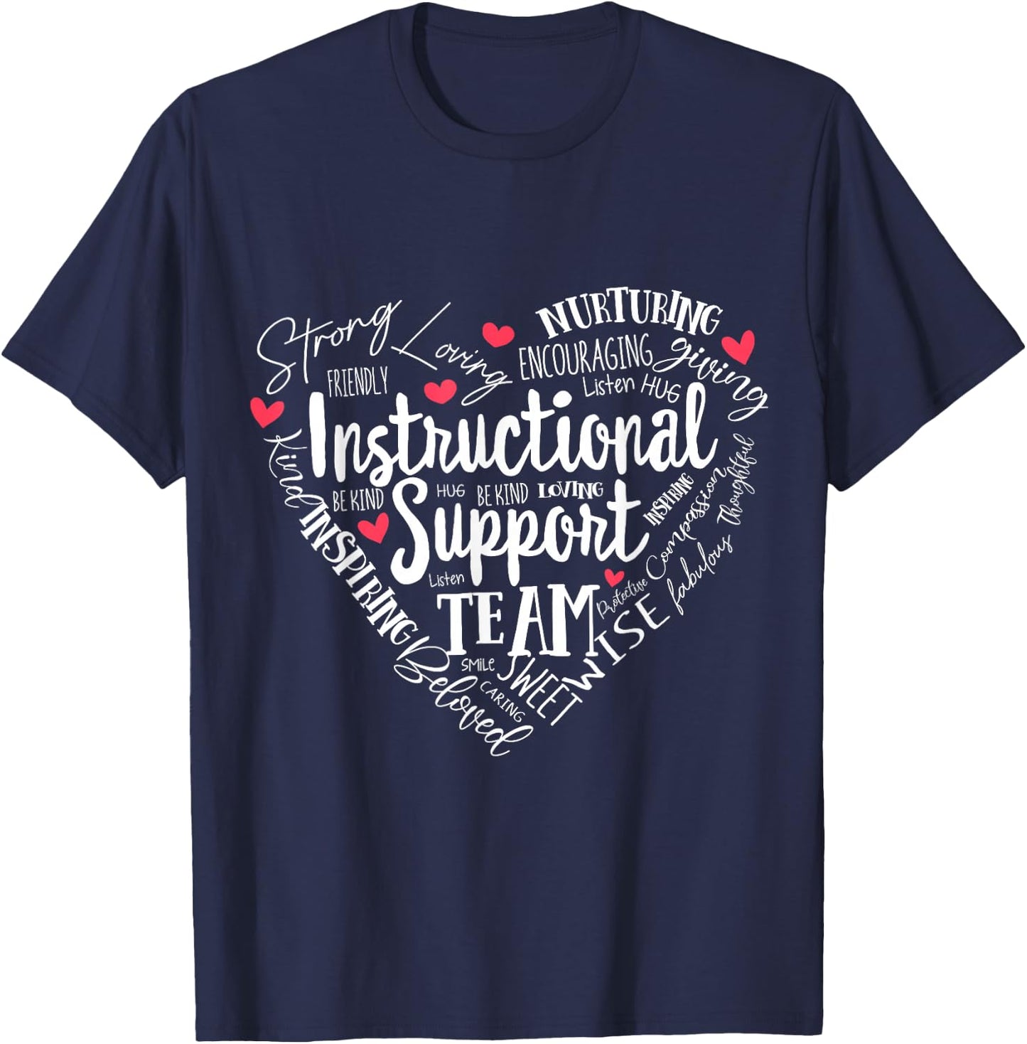 Instructional Coach Instructional Support Team Week T-Shirt - T-Shirt | Navy