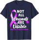 Not All Wounds Are Visible Hidradenitis Suppurativa Awarenes T-Shirt - T-Shirt | Navy