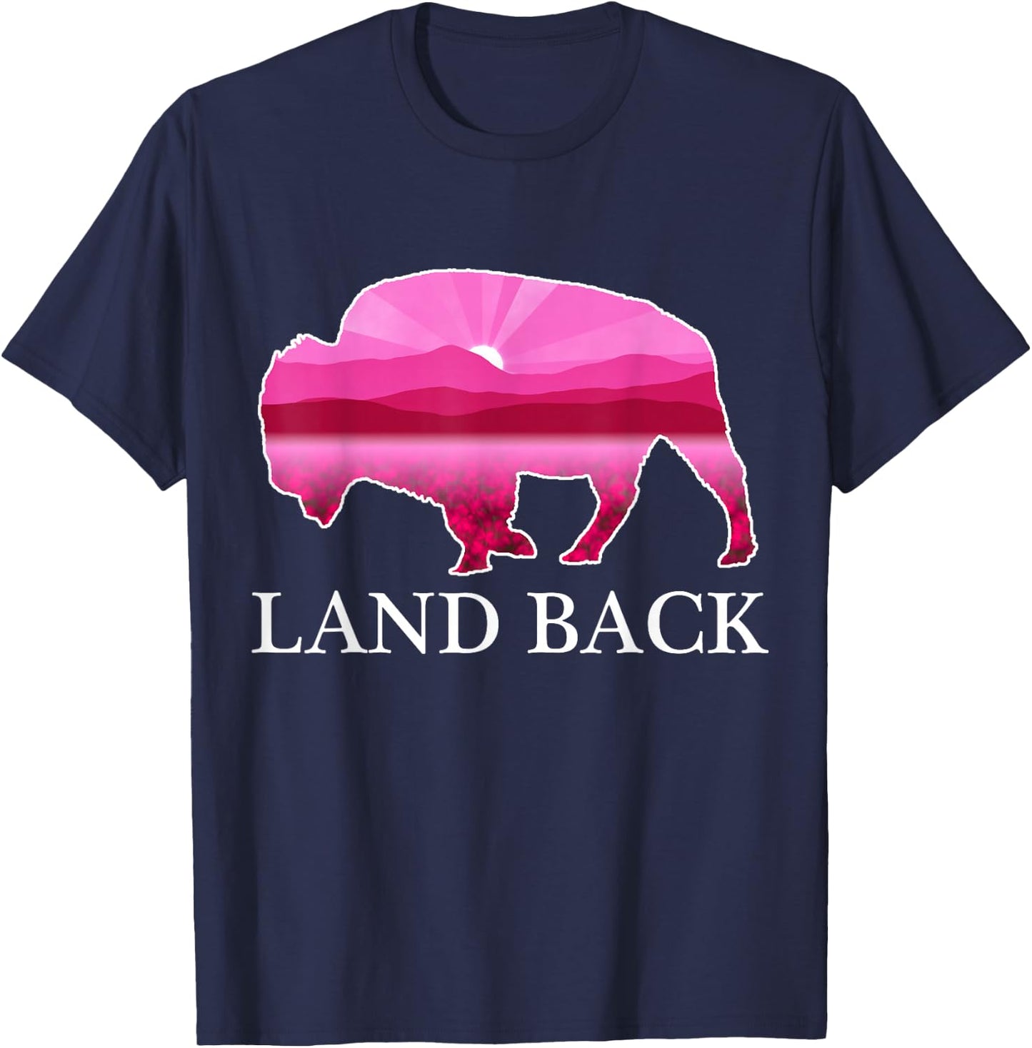 Land Back T-Shirt - T-Shirt | Navy