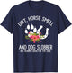 Dirt Horse Smell And Dog Slobber Horse and dog Lover T-Shirt - T-Shirt | Navy