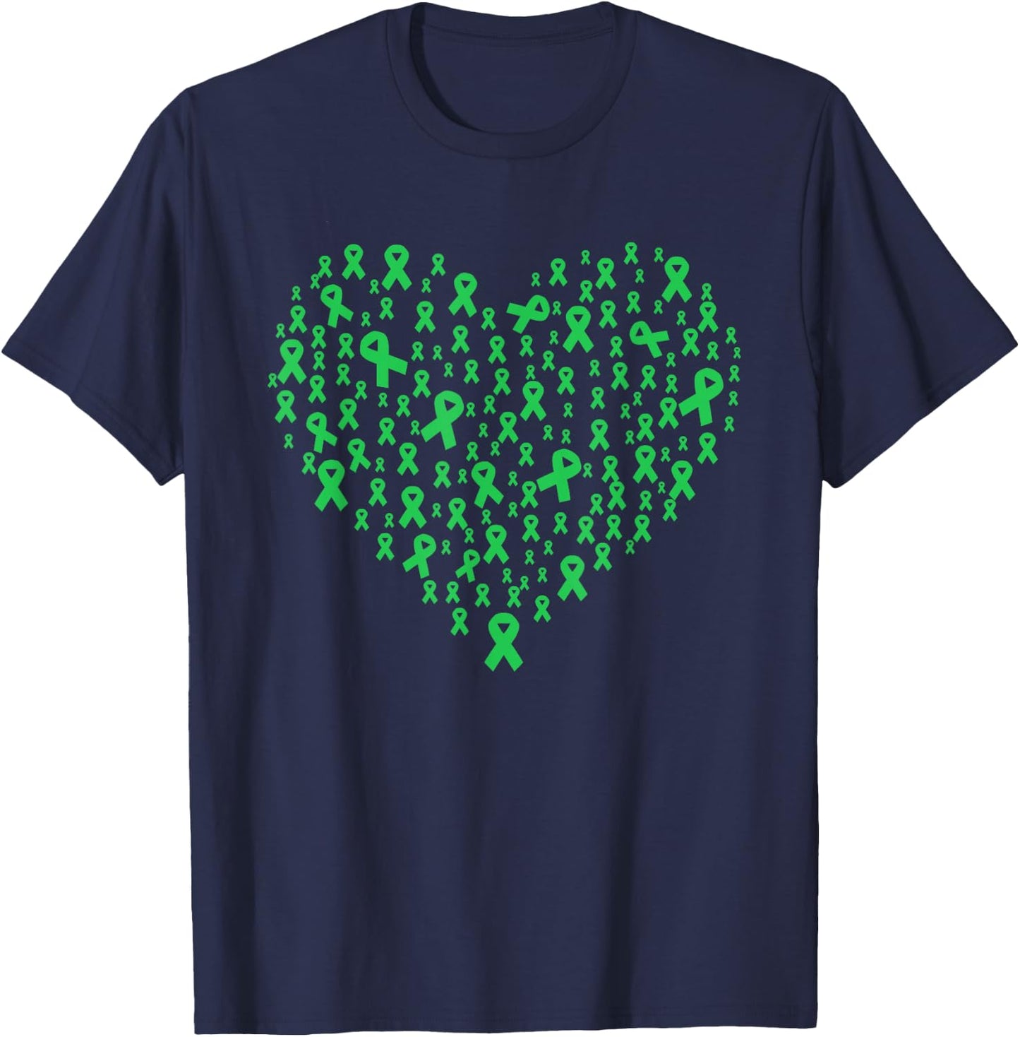 Liver Cancer Shirts Support Squad Liver Cancer Heart Hepatic T-Shirt - T-Shirt | Navy