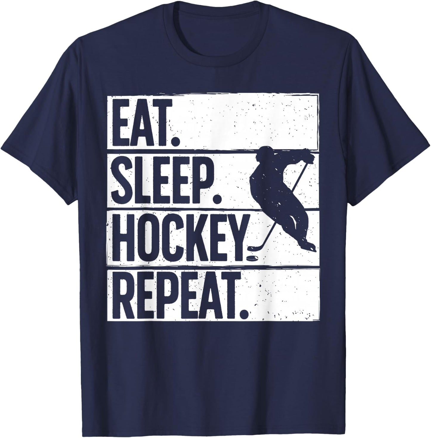 Cute Ice Hockey Women Hockey Lover Goalie Sports T-Shirt - T-Shirt | Navy
