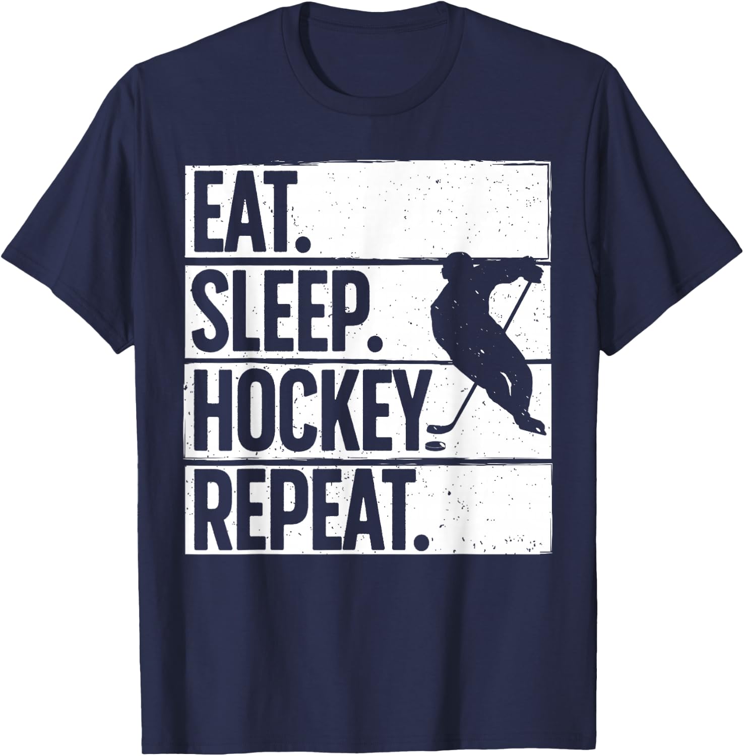 Cute Ice Hockey Women Hockey Lover Goalie Sports T-Shirt - T-Shirt | Navy