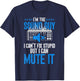 Sound Guy Funny Sound Technician T-Shirt - T-Shirt | Navy