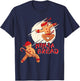 Funny Christmas Shirt for Boys Men Kids Karate Ninja Bread T-Shirt - T-Shirt | Navy