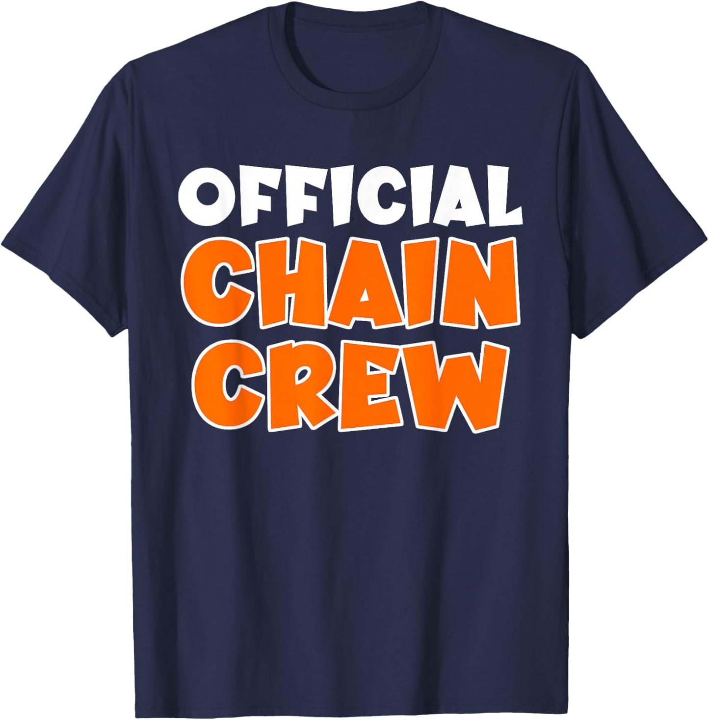 Official Chain Crew American Football Game T-Shirt - T-Shirt | Navy