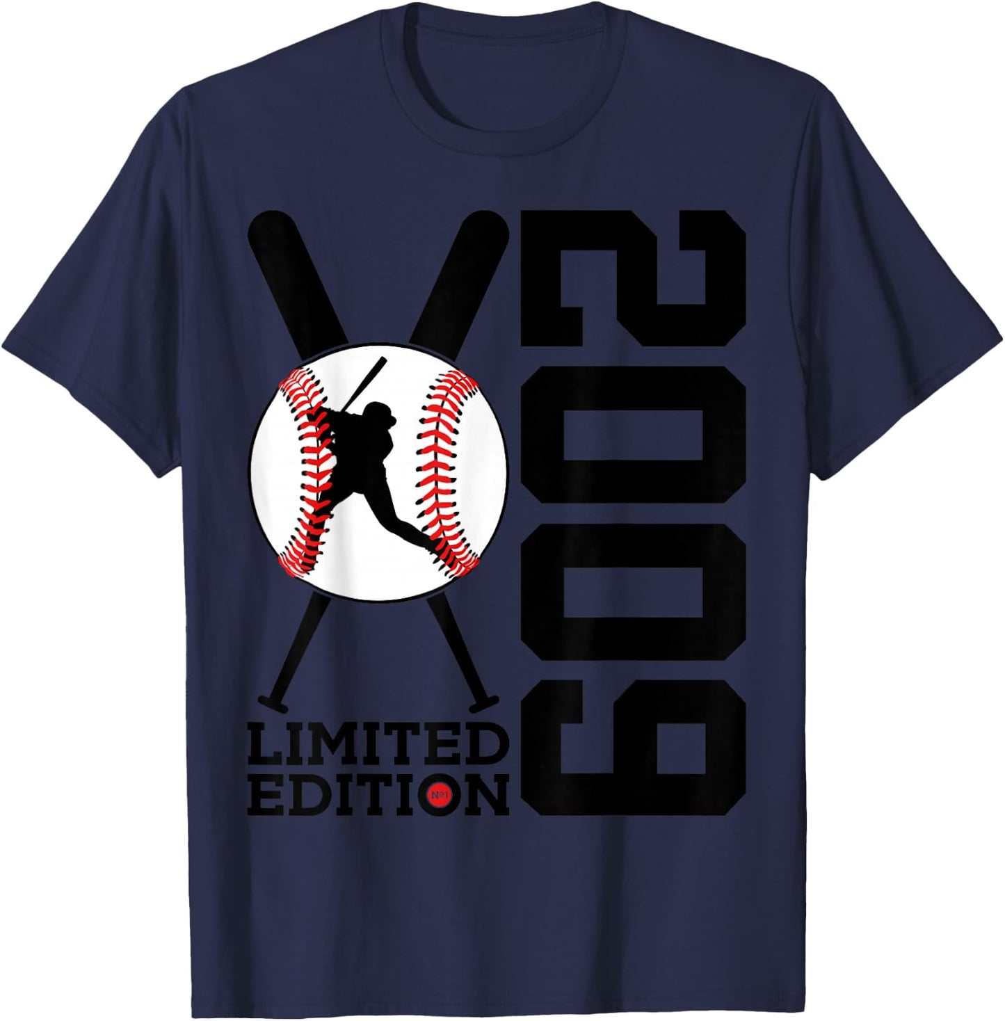 16th BIRTHDAY BASEBALL LIMITED EDITION 2009 T-Shirt - T-Shirt | Navy