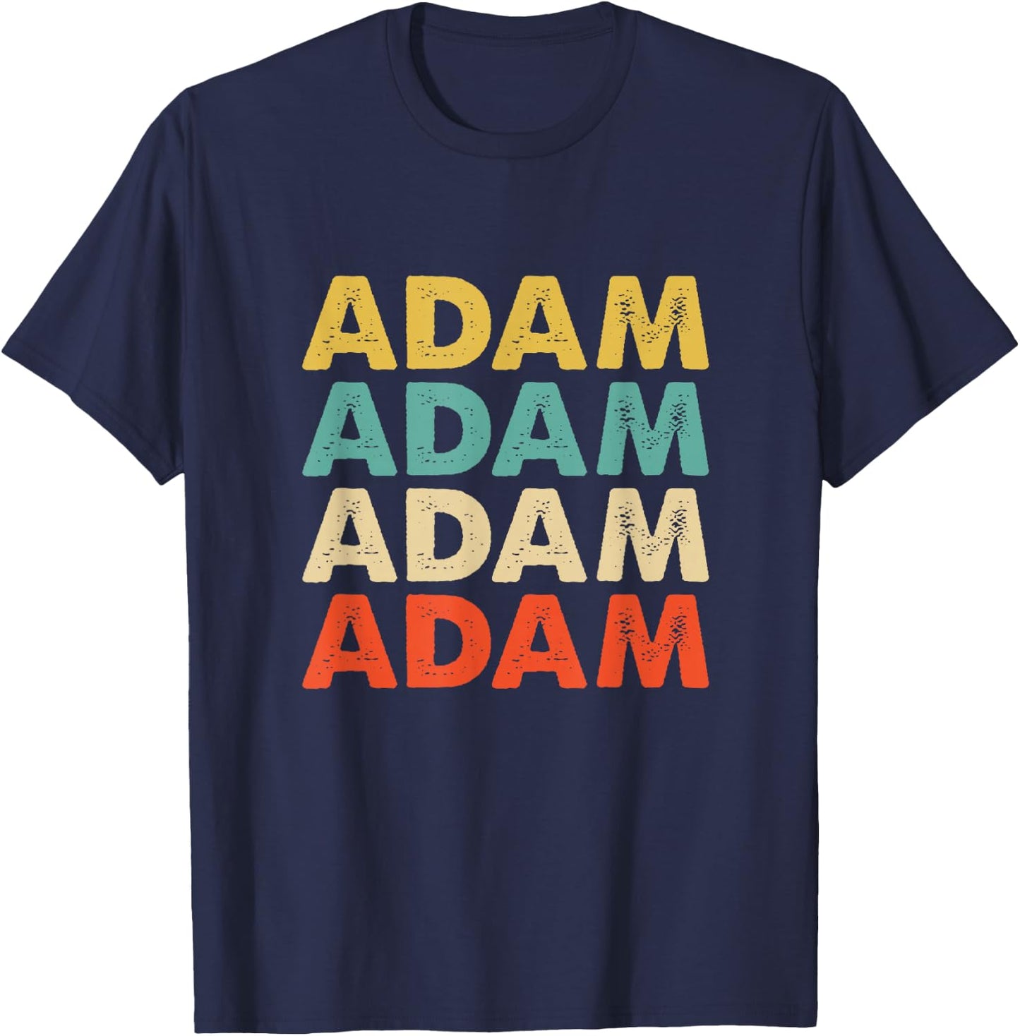Adam Name T-Shirt - T-Shirt | Navy
