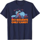 Amazon Essentials Stitch Halloween No Regrets Only Candy T-Shirt - T-Shirt | Navy