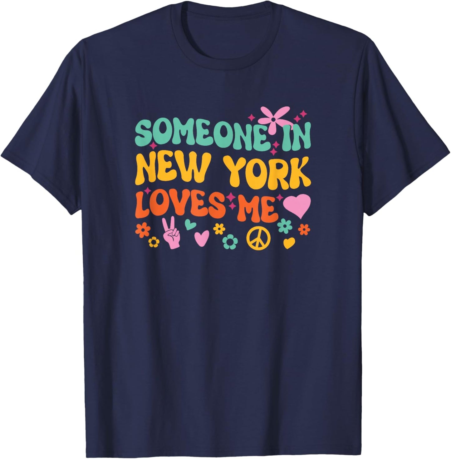 Someone In New York Loves Me T-Shirt - T-Shirt | Navy