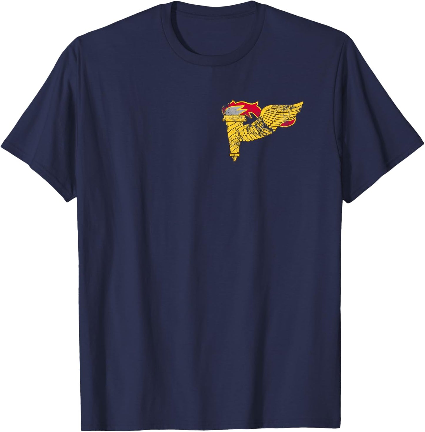 US Army Pathfinder Badge - Vintage Distressed Look T-Shirt - T-Shirt | Navy