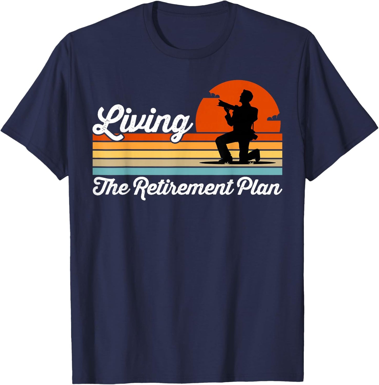 Retirement Plan Retired Worker Photographer Photography Fan T-Shirt - T-Shirt | Navy