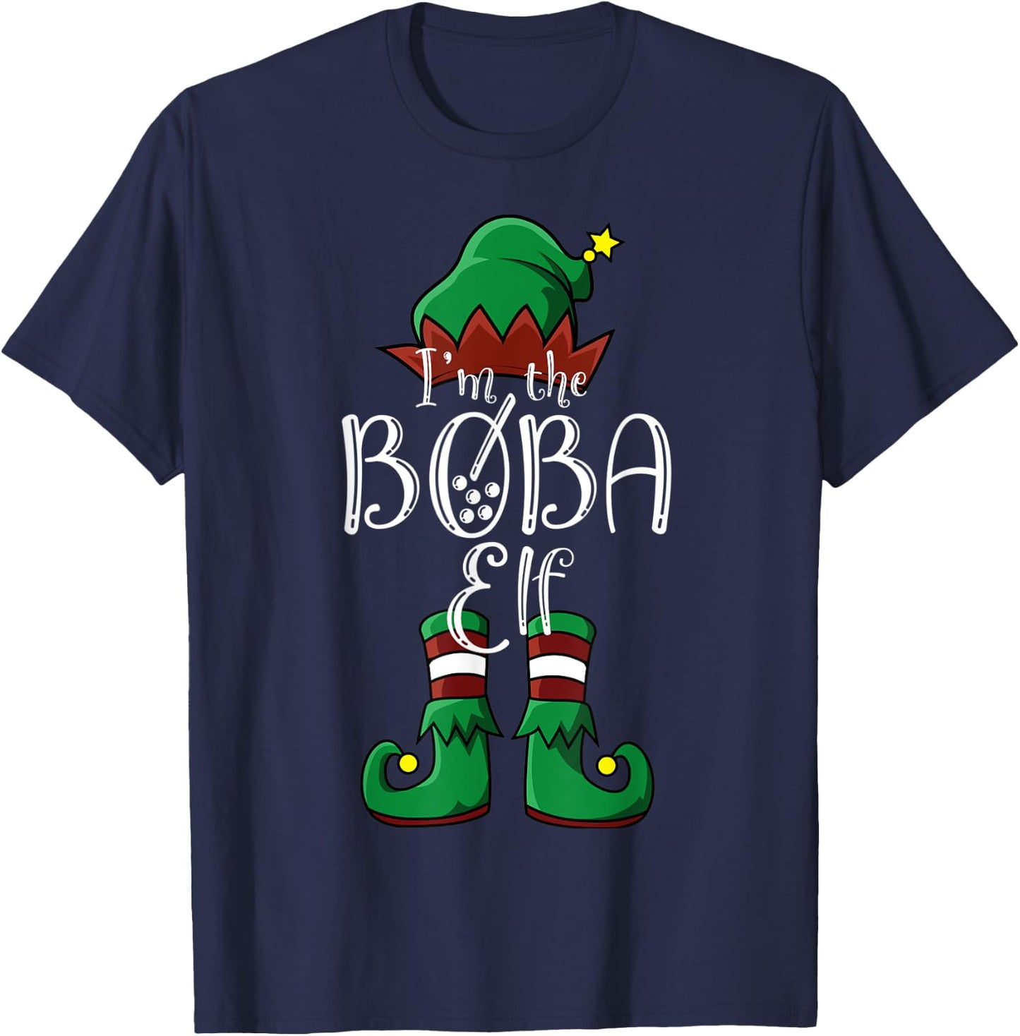 I'm the Boba Elf Christmas T-Shirt - T-Shirt | Navy