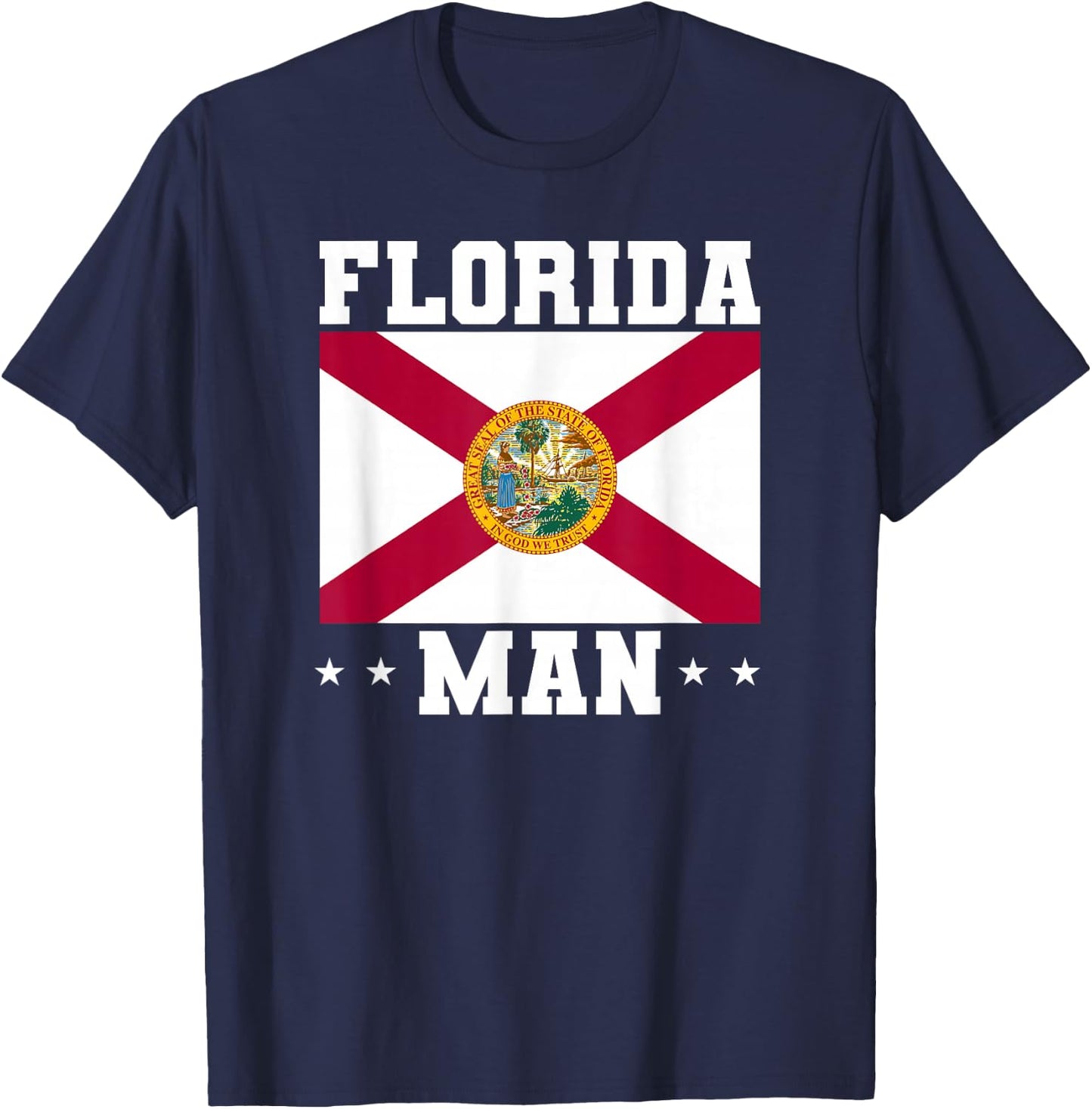 Florida Man Home State Lover Floridian T-Shirt - T-Shirt | Navy