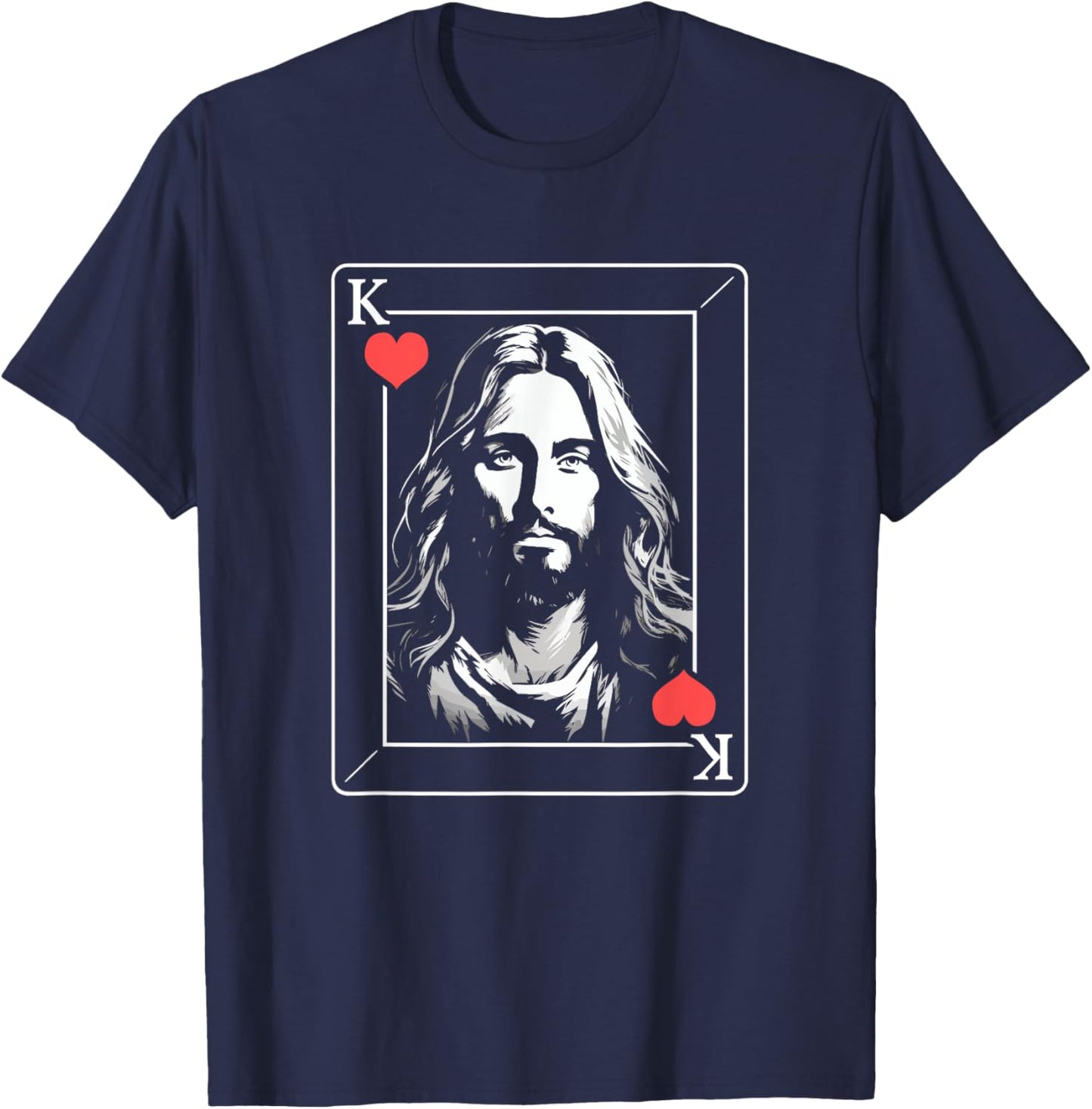 Jesus is King T-Shirt - T-Shirt | Navy