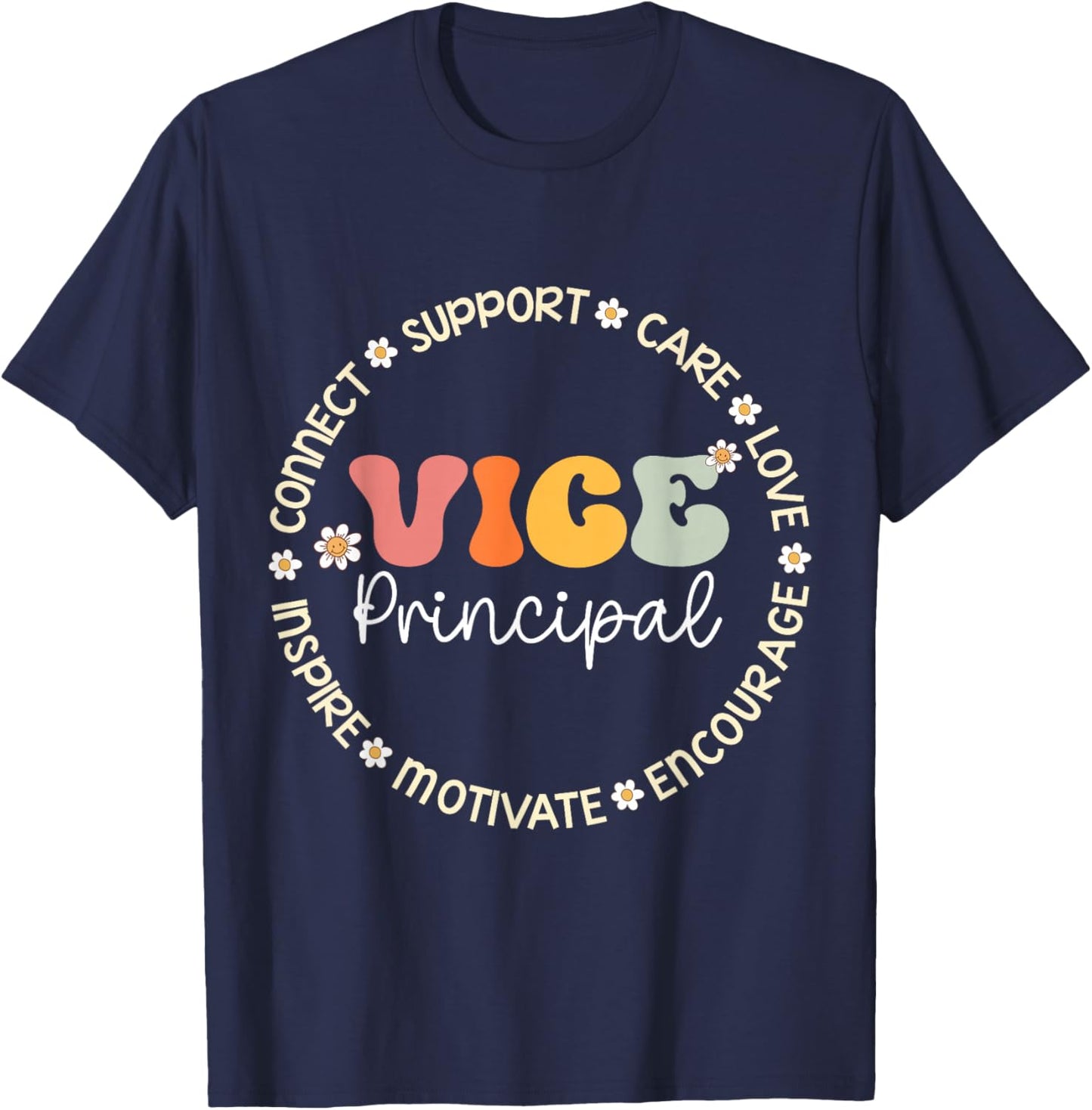 Vice Principal Appreciation Week Back to School T-Shirt - T-Shirt | Navy