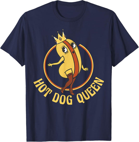 Hot Dog Queen T-Shirt - T-Shirt | Navy