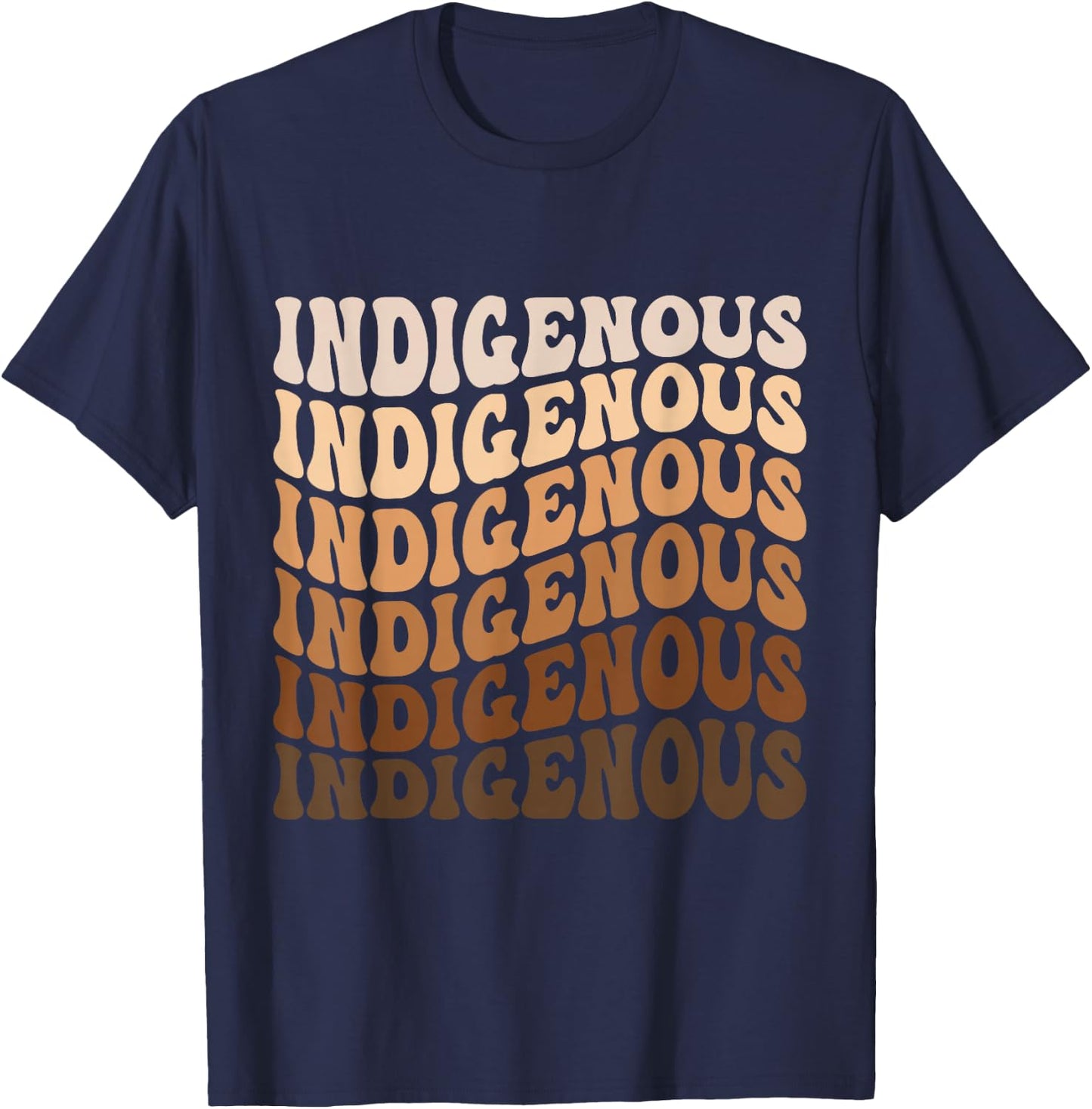 Native American Heritage American Indian Indigenous T-Shirt - T-Shirt | Navy