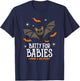 Cute Batty For Babies Labor And Delivery Nurse Halloween Bat T-Shirt - T-Shirt | Navy