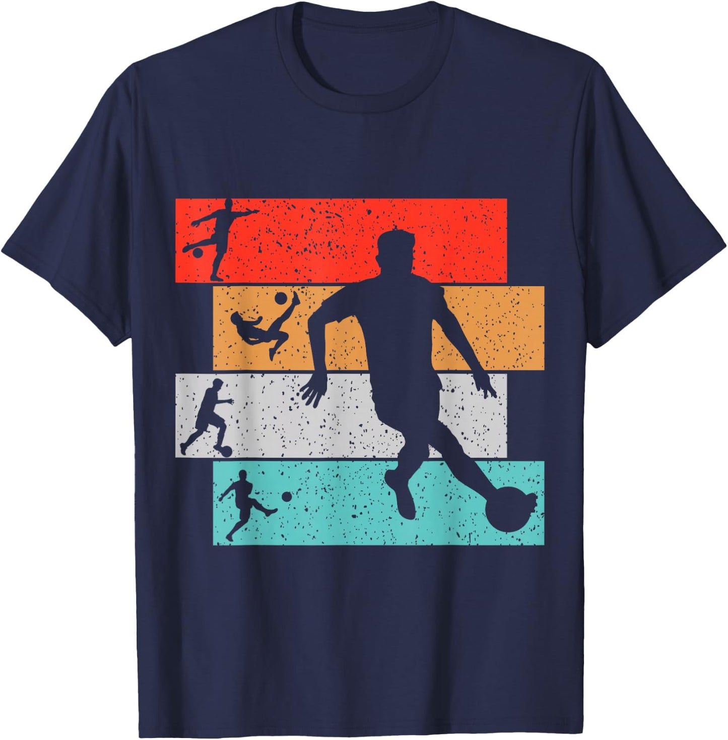 Soccer Boys Kids Men T-Shirt - T-Shirt | Navy