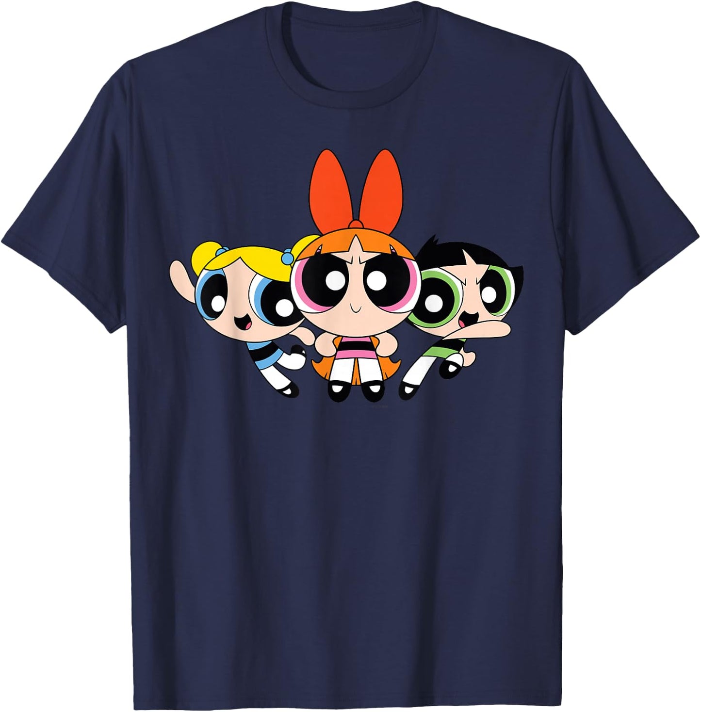 The Powerpuff Girls Team Fashion T-Shirt - T-Shirt | Navy