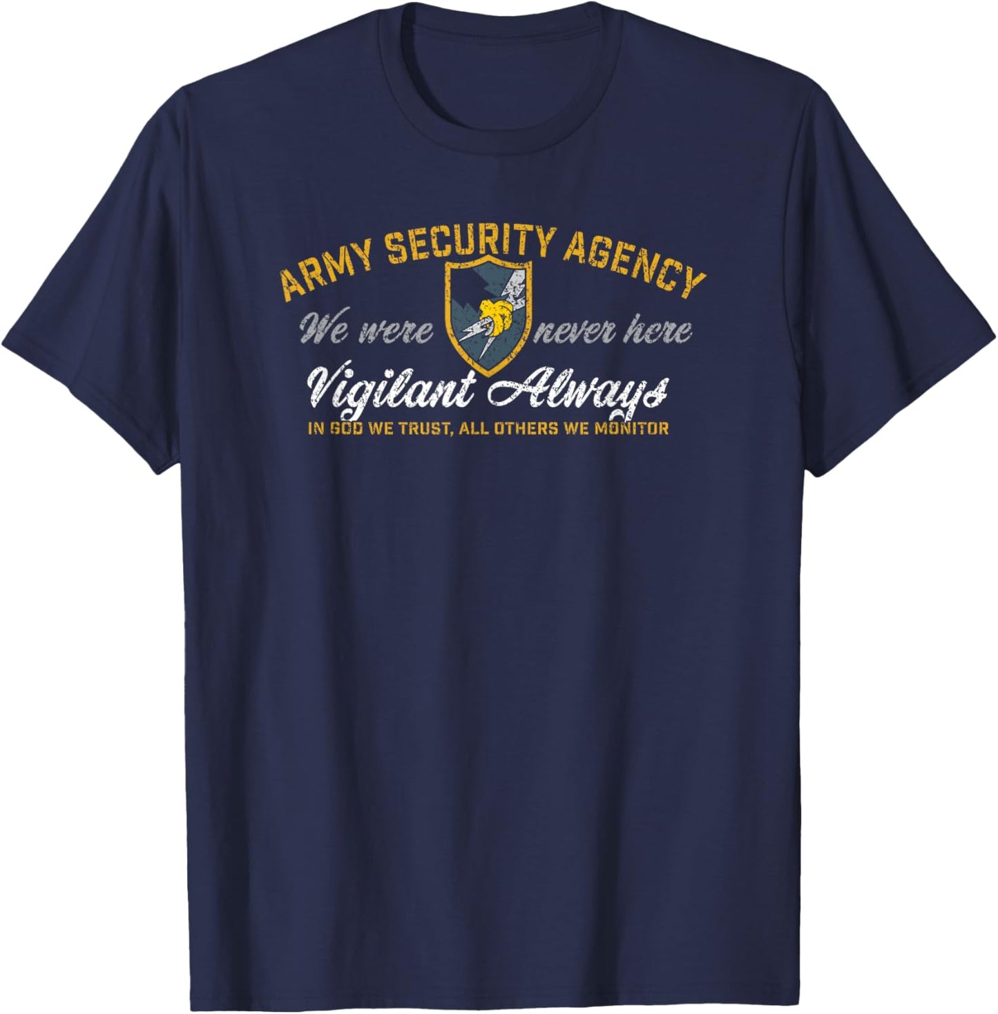 American Marauder: Army Security Agency T-Shirt - T-Shirt | Navy