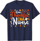 One Thankful CNA Nurse Thanksgiving Scrub Top Fall Women Men T-Shirt - T-Shirt | Navy
