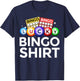 Cute Lucky Bingo Women Casino Bingo Lovers T-Shirt - T-Shirt | Navy