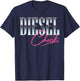 Diesel Chick Trucker Truck Driver Funny Women Retro Vintage T-Shirt - T-Shirt | Navy