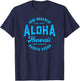 Hawaii Aloha Hawaiian Retro Throwback Girls Boys Souvenir T-Shirt - T-Shirt | Navy