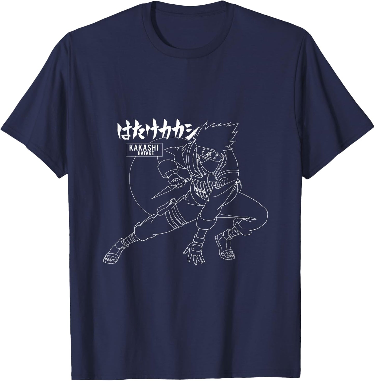 Naruto Shippuden Kakashi Hatake T-Shirt - T-Shirt | Navy