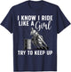 Funny Barrel Racing Art Girls Women Horse Racing Lovers T-Shirt - T-Shirt | Navy
