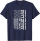 Best Dad Ever American Flag USA Father's Day Best Daddy T-Shirt - T-Shirt | Navy