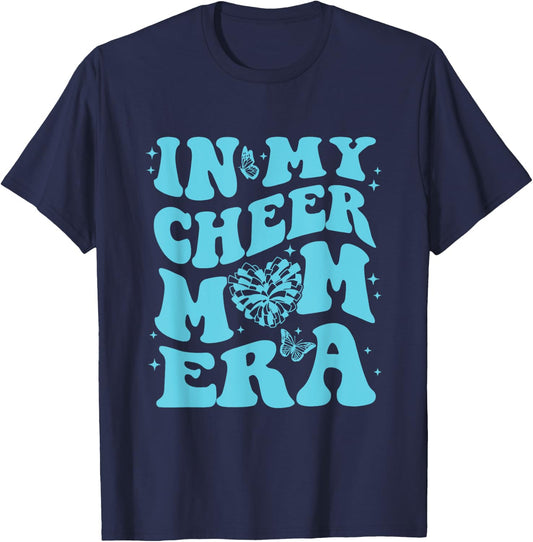 In My Cheer Mom Era T-Shirt - T-Shirt | Navy