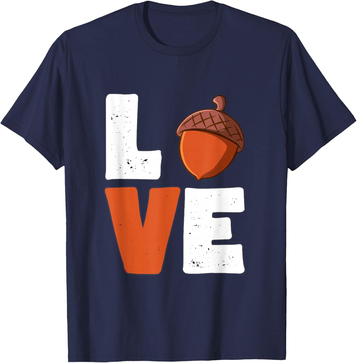 Love Acorn women Shirt acorn Lovers for girls, men and kids T-Shirt - T-Shirt | Navy