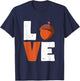 Love Acorn women Shirt acorn Lovers for girls, men and kids T-Shirt - T-Shirt | Navy